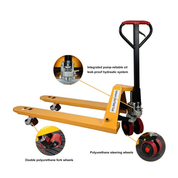 Hand Pallet Jack Manufacturer - Heavy Duty 1500kg Warehouse Equipment