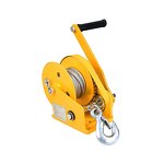 Hand Crank Winch Factory - Portable 1200lbs/600lbs Capacity Manual