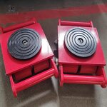 Moving Skates Manufacturer - 8t Capacity Mini Customizable Bull Cart