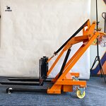 Electric Self-loading Stacker Supplier - 500kg Pallet Truck Self Lift