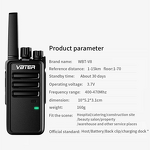 Professional Handheld Walkie-Talkie Manufacturer - VBTER WBT-V8 High-Power