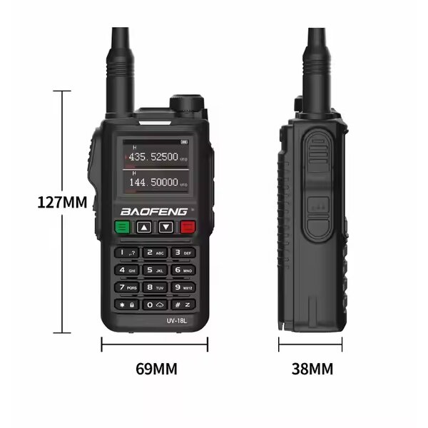 Tri- Band Walkie Talkie Supplier - Baofeng NEW NOAA UV-18L Analog