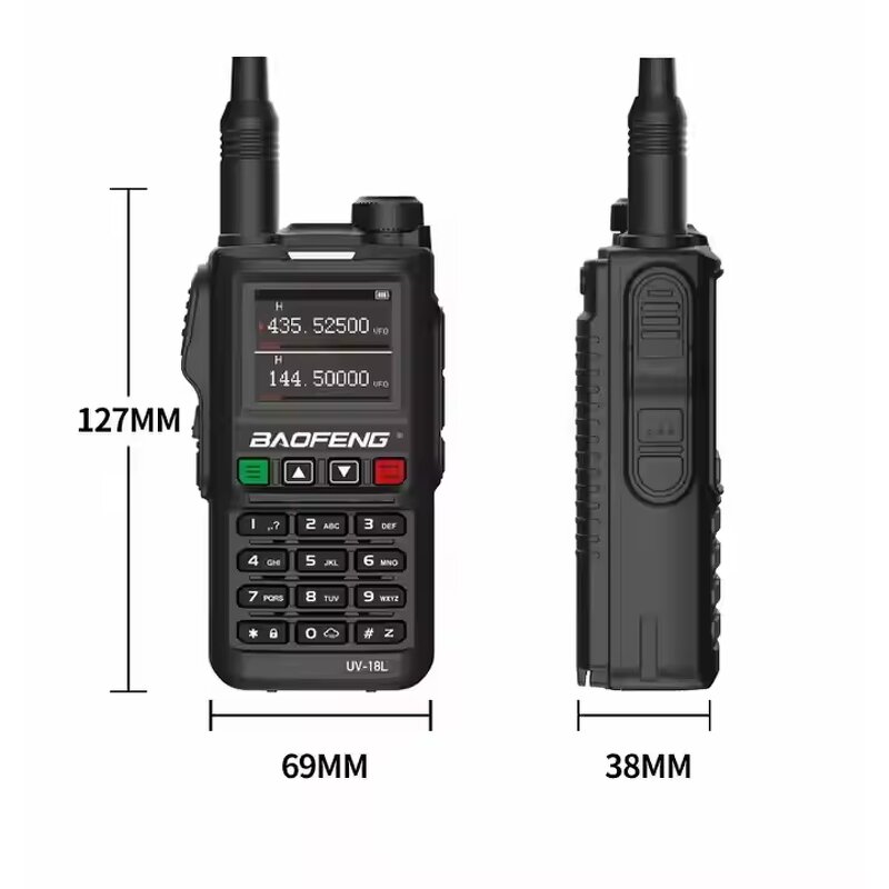 Tri- Band Walkie Talkie Supplier - Baofeng NEW NOAA UV-18L Analog