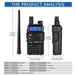 Walkie Talkie Supplier - Baofeng UV-5R 5W Long Distance 3-5km