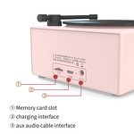 Record Player Speaker Factory - Vinyl Bluetooth Retro Portable Steel