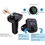 Car Mp3 Player Factory - X8 Dual Usb Adapter BT Fm Hand-free Charger