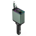 Car MP3 Player Factory - BT 5.4 FM Transmitter 3-in-1 18W Qi Cable