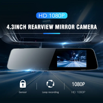 Driving Recorder Factory - Factory 1080P 4.3 Inch Thin DVR Night Vision