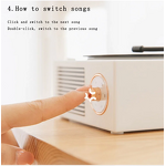 Record Player Speaker Factory - Vinyl Bluetooth Retro Portable Steel