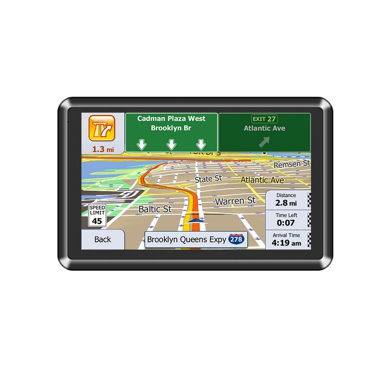 Vehicle Navigator Supplier - Portable 5 Inch HD Touch Free Map