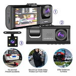 Car Video Recorder Supplier - Dual Lens HD1080P Night Vision G-Sensor