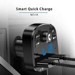 Car Charger Manufacturer - 3.1A Fast Charger with FM MP3 Player