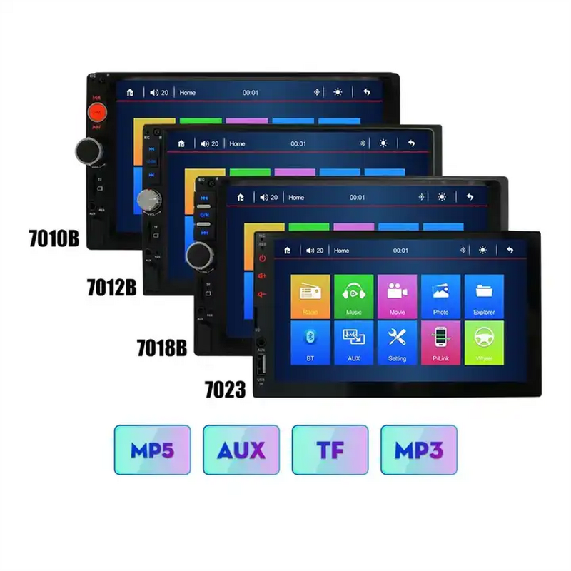 Car MP5 Player Supplier - Universal 7 Inch 2 Din Multimedia Video
