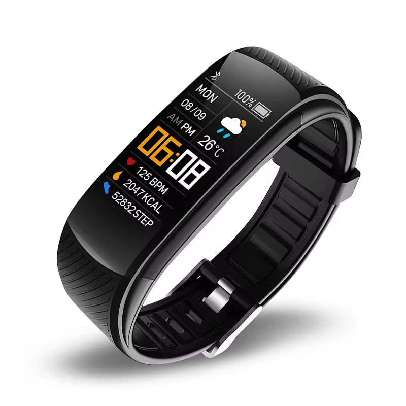 Smart Band Factory - New C5S Waterproof Fitness Tracker Blood Pressure