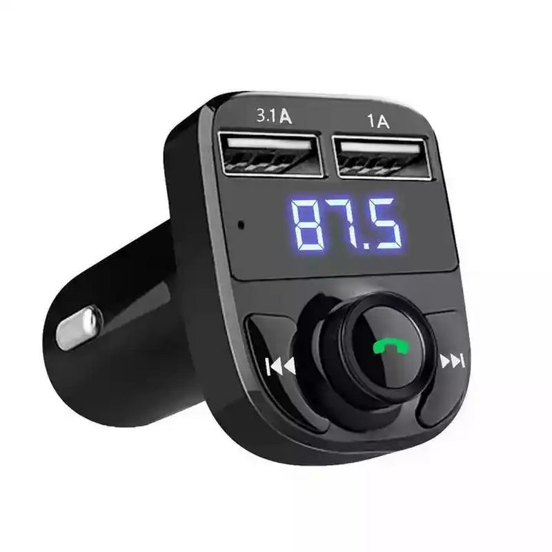 Car Charger Supplier - Dual Usb Smartphone Charger Fm Transmitter