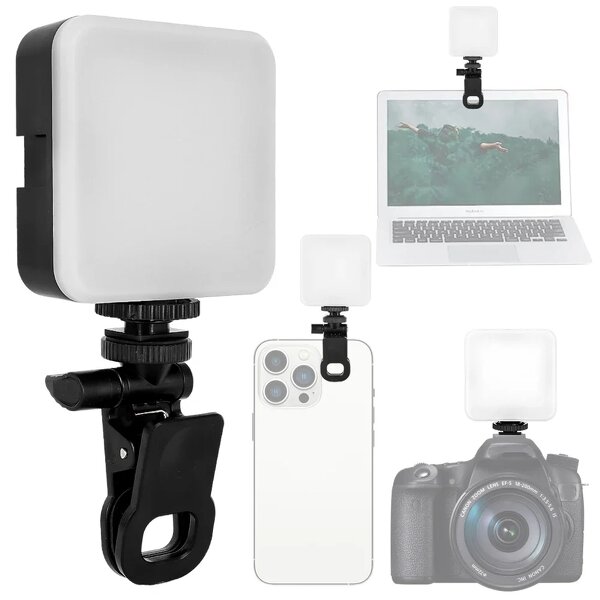 Pocket Selfie Ring Light Supplier - 5500K 3-Mode Video Live Conference