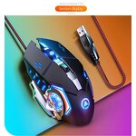 Wired RGB Gaming Mouse Supplier - G15 3600 DPI Mini Style 6 Buttons