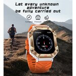 Smart Watch Supplier - KR80 Square TFT Touch Screen Outdoor Watch