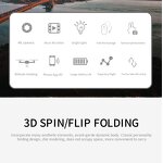 Drone Accessories Manufacturer - E88 Pro WIFI FPV 4K HD Camera