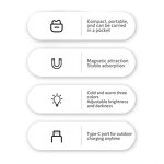 Magnetic Fill Light Manufacturer - L8 Plastic Live Atmosphere Light