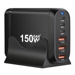 150W GaN Fast Charger Supplier - 3 Type C 3USB-A PD for iPhone