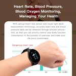 Women's Fitness Tracker Manufacturer - D18 Waterproof TFT Heart Rate