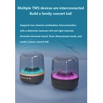 Bluetooth Sound Box Supplier - Colorful Glass 4 Speakers Home High