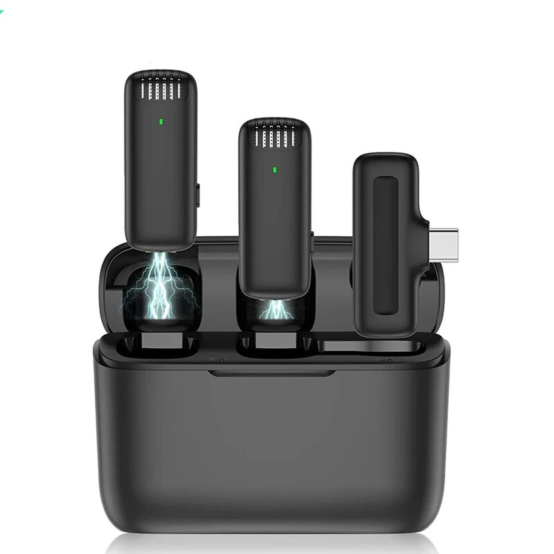 Wireless Lavalier Microphone Supplier - J13 2-in-1 Noise Cancelling