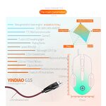 Wired RGB Gaming Mouse Supplier - G15 3600 DPI Mini Style 6 Buttons