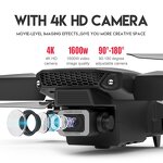 WIFI FPV Drone Supplier - New E88 Foldable HD 4K Camera Wide Angle