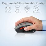 Wireless Mouse Manufacturer - 2.4G 1600DPI Optical 6 Buttons