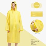 Rain Poncho Supplier - Adult EVA Thickened Disposable Raincoat