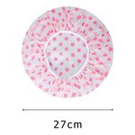 Shower Cap Factory - Waterproof Wave Point EVA Adult Disposable