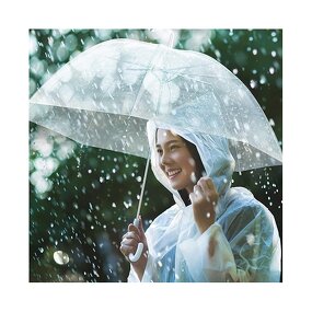 Transparent Umbrella Supplier - Factory Direct Sale Bend Handle Gift