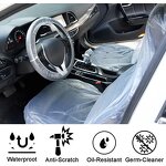 Disposable Seat Covers Factory - Anti-Dust Custom Logo Clear Waterproof
