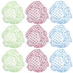 Shower Cap Factory - Waterproof Wave Point EVA Adult Disposable