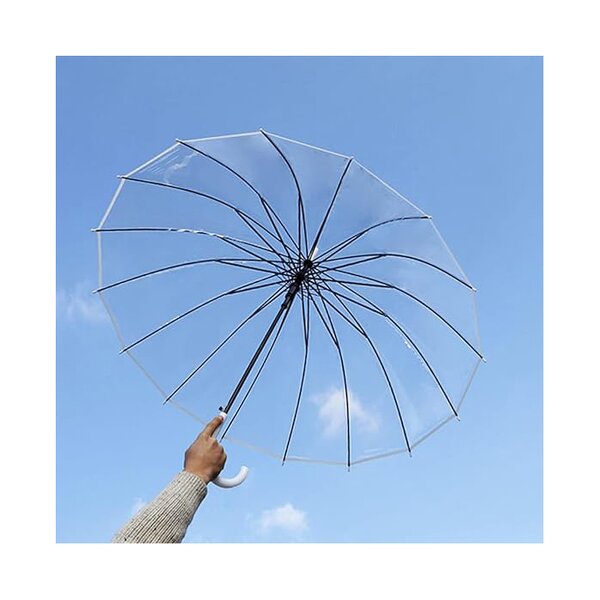 Transparent Umbrella Manufacturer - Factory Customized Outdoors Bend Handle