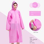 Rain Poncho Supplier - Adult EVA Thickened Disposable Raincoat