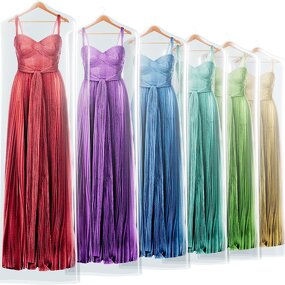 Suit Storage Bag Supplier - Transparent Plastic Hanging for Clothes