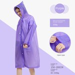 Rain Poncho Supplier - Adult EVA Thickened Disposable Raincoat