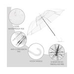Transparent Umbrella Supplier - Factory Direct Sale Bend Handle Gift