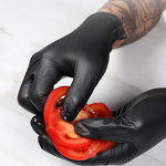 Examination Gloves Factory - Low Price Sales Disposable Black Nitrile