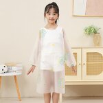 Art Apron Manufacturer - CPE Adjustable Long Sleeves Pure Color
