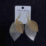 Drop Earrings Manufacturer - OEM Custom Metal Leaves & Hollow Out