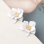 Stud Earrings Manufacturer - OEM Custom Colorful Plating & Flower
