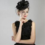 Fascinator Factory - Bulk Custom Black Feather & Party Hat
