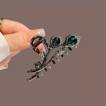 Hair Claw Manufacturer - OEM Custom Alloy Shark Clip & Crystal