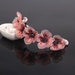 Banana Clip Factory - OEM Custom Embroidered Flowers & Twist Design