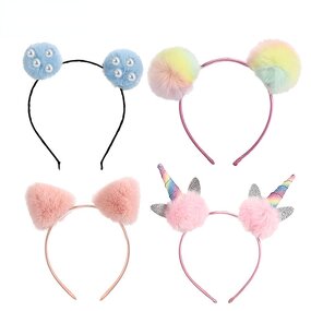 Headband Manufacturer - OEM Custom Pom Pom Ball & Unicorn Design