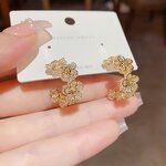 Hoop Earrings Factory - OEM Custom Zircon Flower & S925 Silver